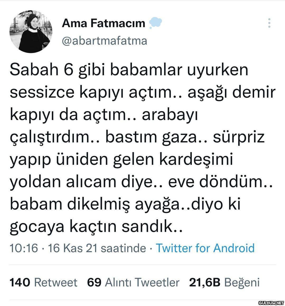 Ama Fatmacım @abartmafatma...