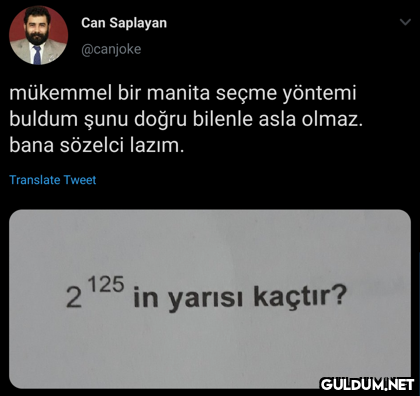 Can Saplayan @canjoke...