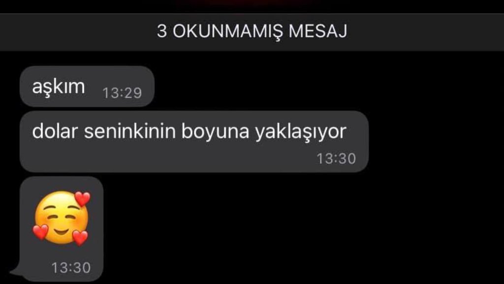 3 OKUNMAMIŞ MESAJ aşkım...