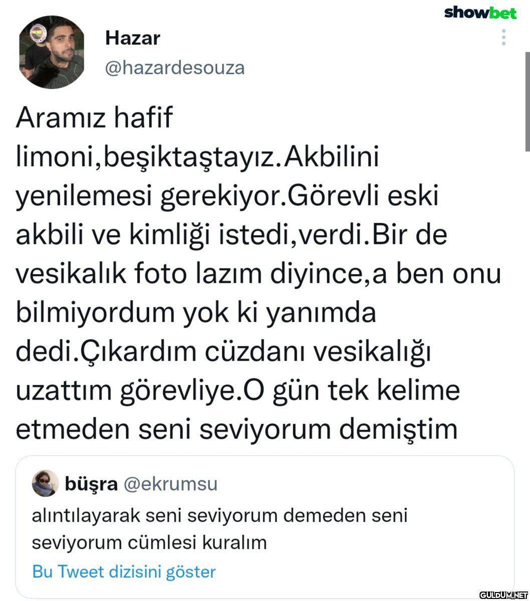 showbet Hazar...