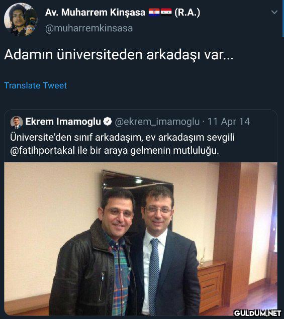Av. Muharrem Kinşasa...