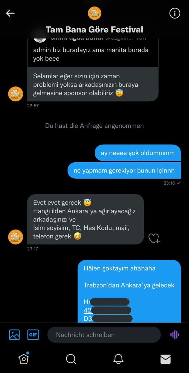 hayattaki tüm şansımı...