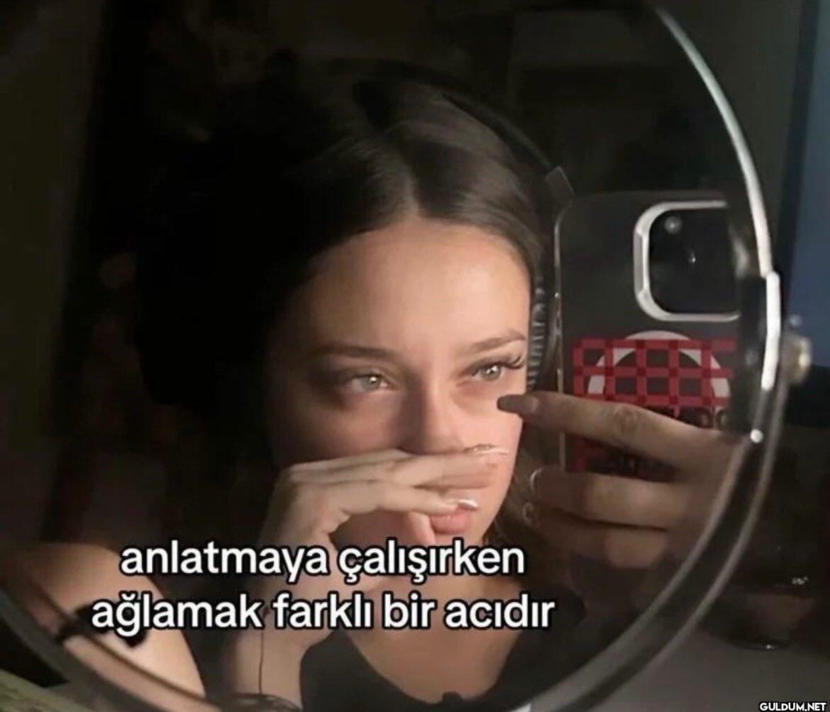 anlatmaya çalışırken...