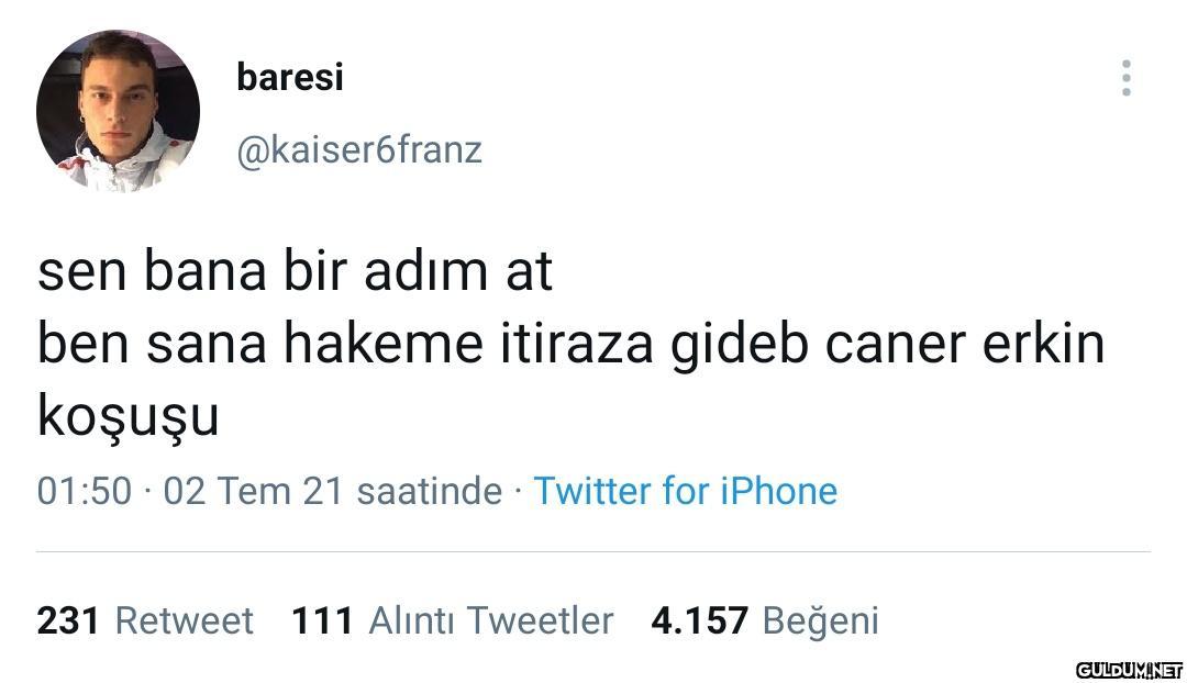 Aynen erkekler romantik...