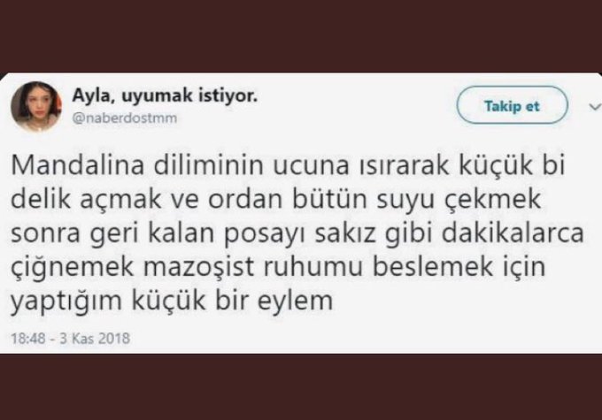 Ayla, uyumak istiyor....