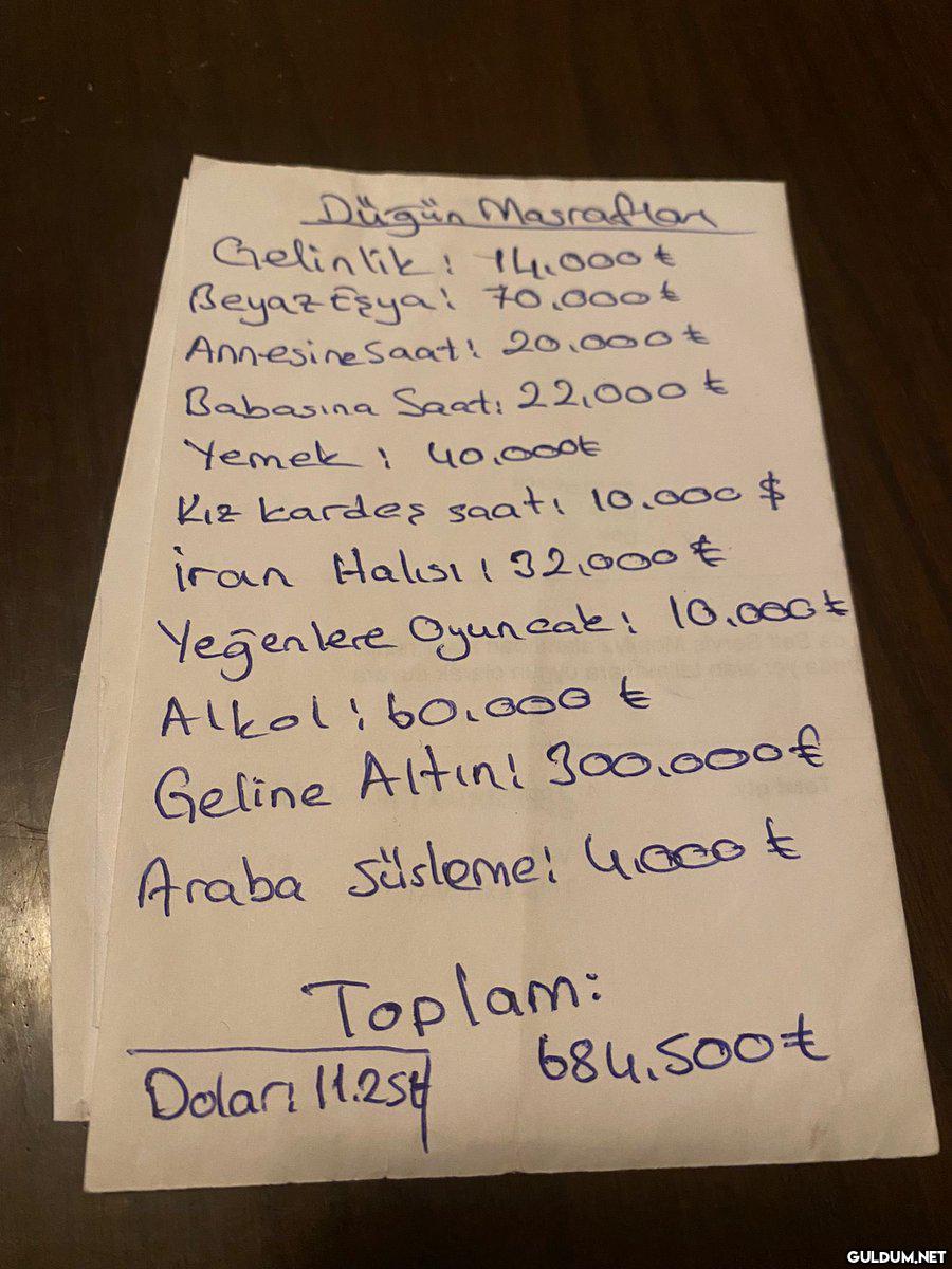 Ekonomi yüzünden 3.5...
