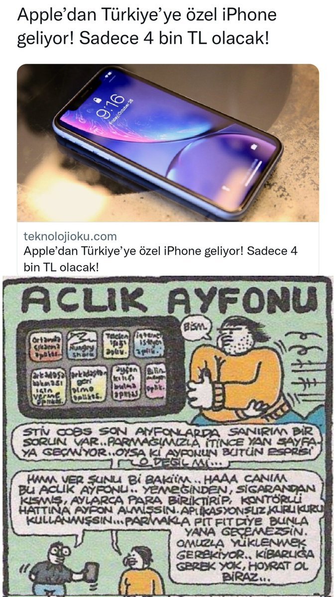 Açlık Ayfonu    Apple'dan...