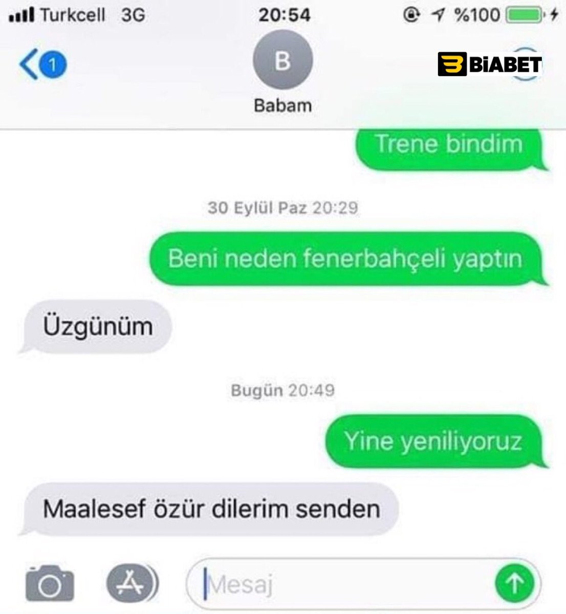 ull Turkcell 3G 20:54 @ 1...
