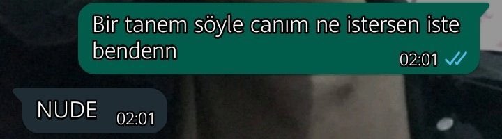 Bir tanem söyle canım ne...