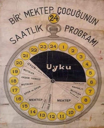 1930, bir mektep çocuğunun...