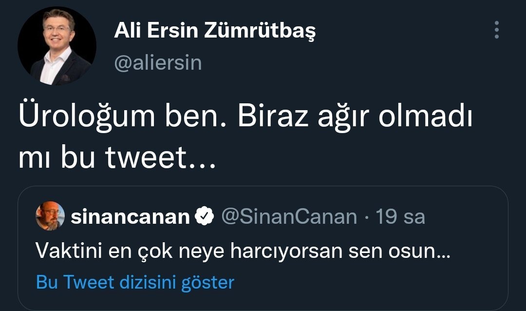 Ali Ersin Zümrütbaş...