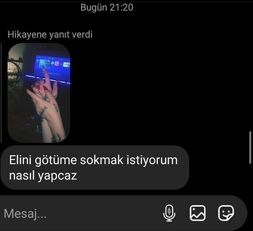 Bugün 21:20 Hikayene yanıt...
