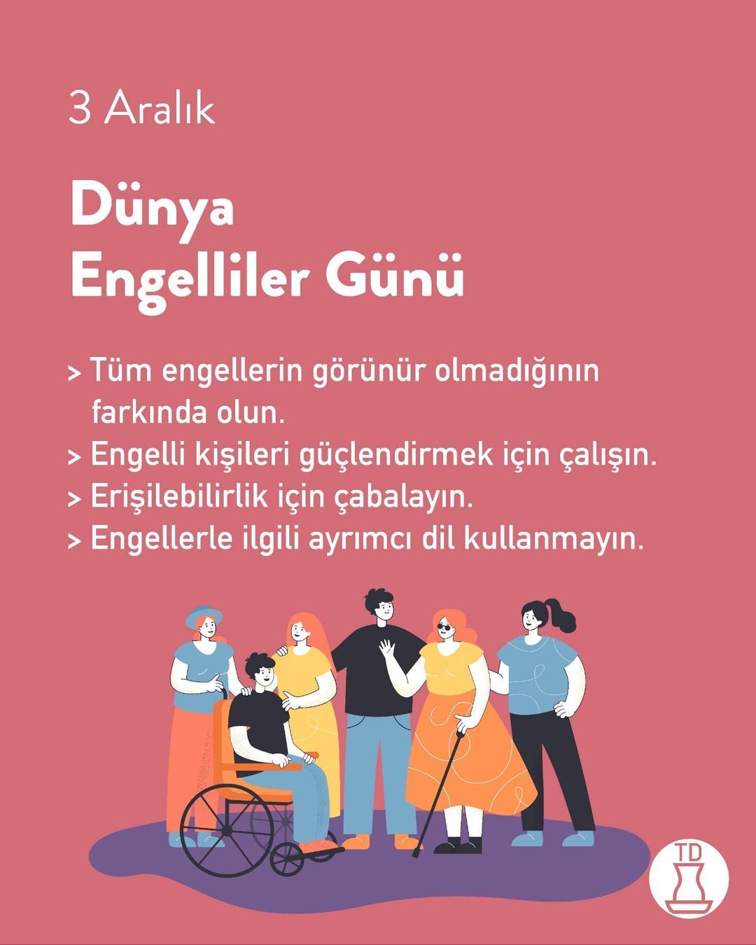 Bugün Dünya Engelliler...