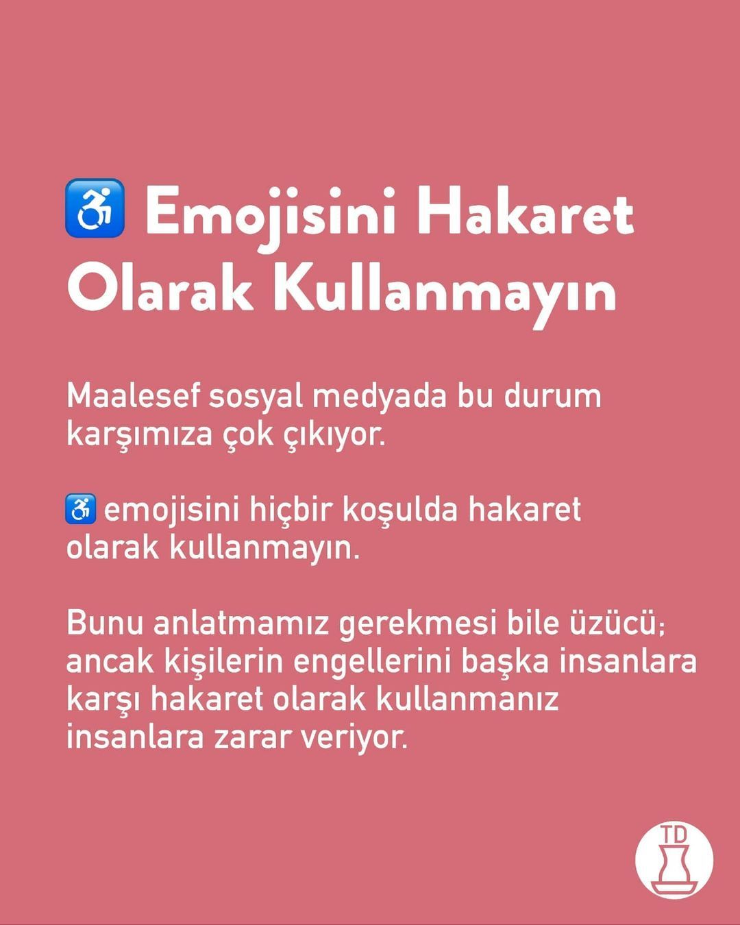 Bugün Dünya Engelliler...