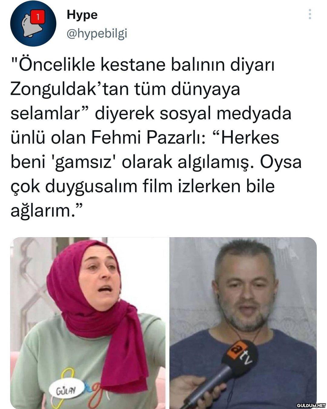 Нуре @hypebilgi "Öncelikle...