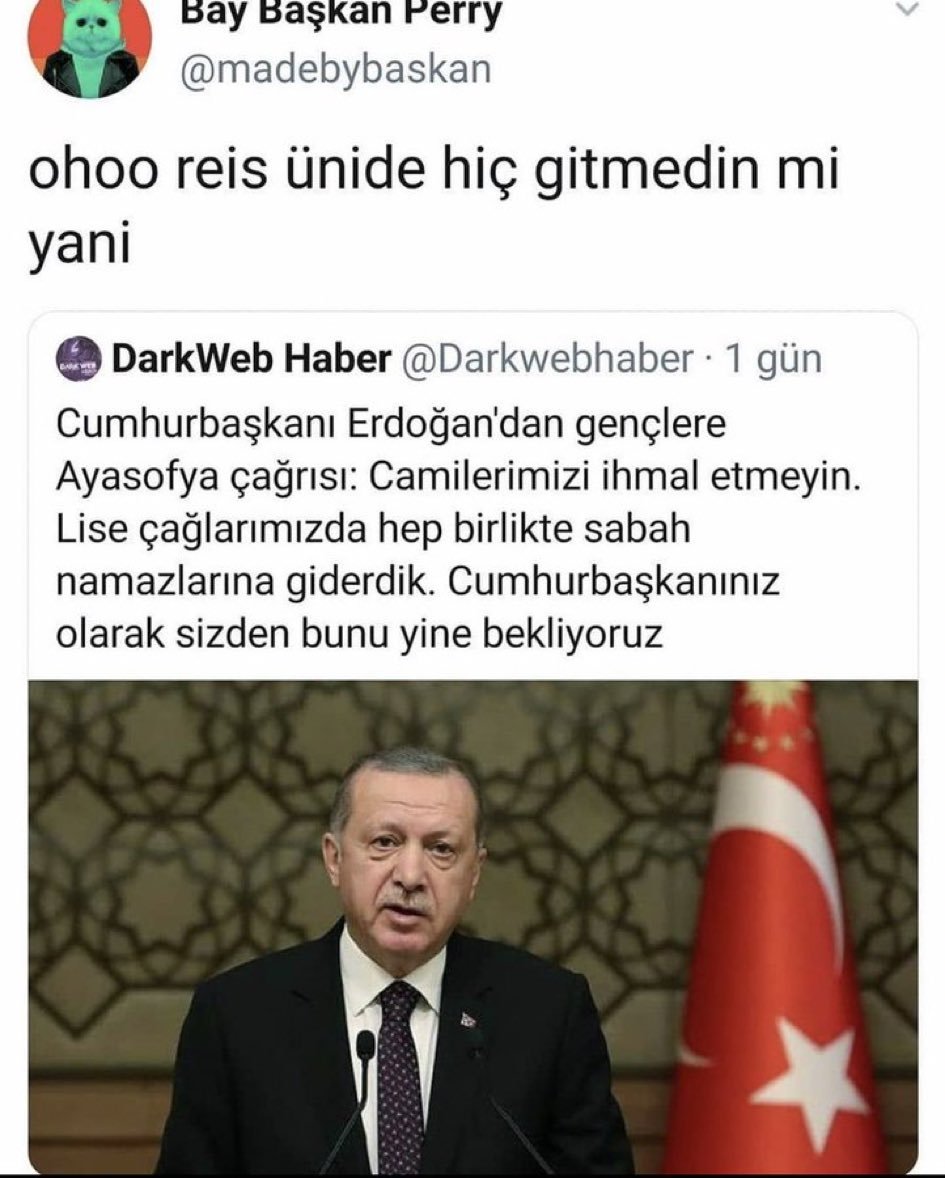 Bay Başkan Perry...