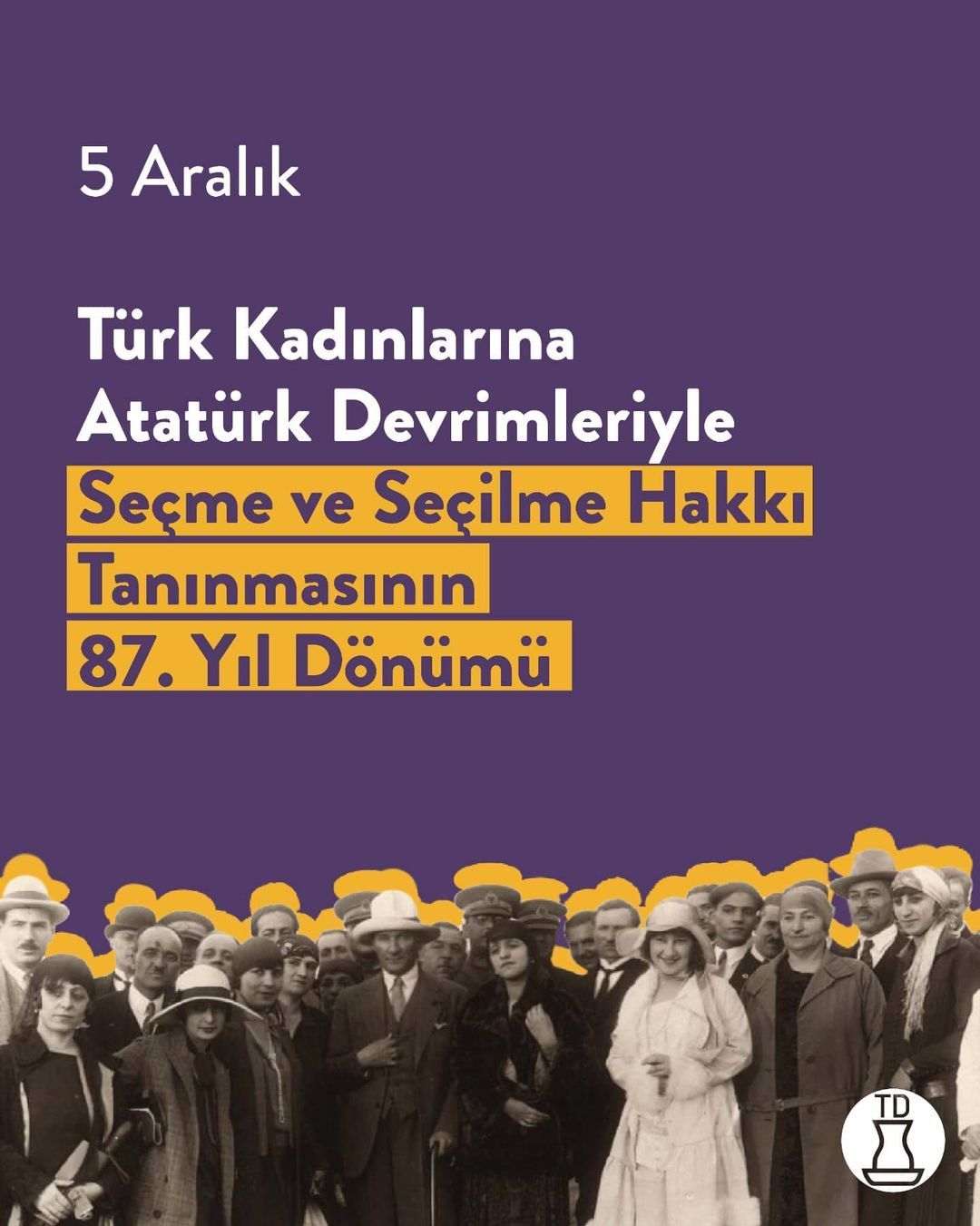 Kadın haklarında 87 yıl...