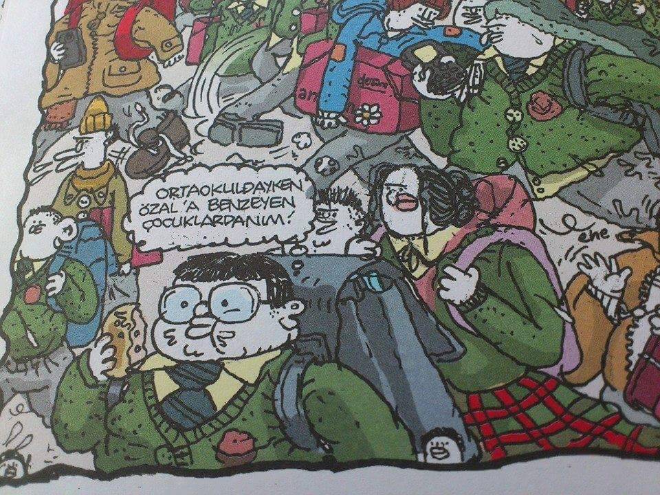 ortaokuldayken ÖZAL'A...