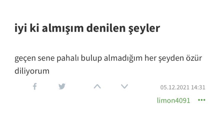 iyi ki almışım denilen...