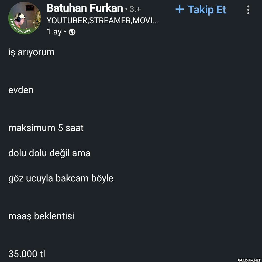 POPENTOWORK Batuhan Furkan...