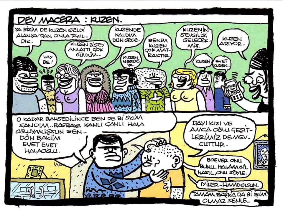 Kuzen diyince bişey...