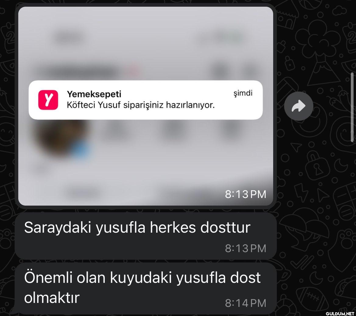 Y Yemeksepeti Köfteci...
