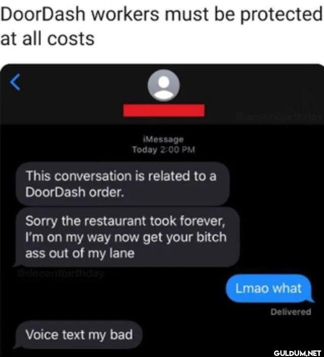 DoorDash workers must be...