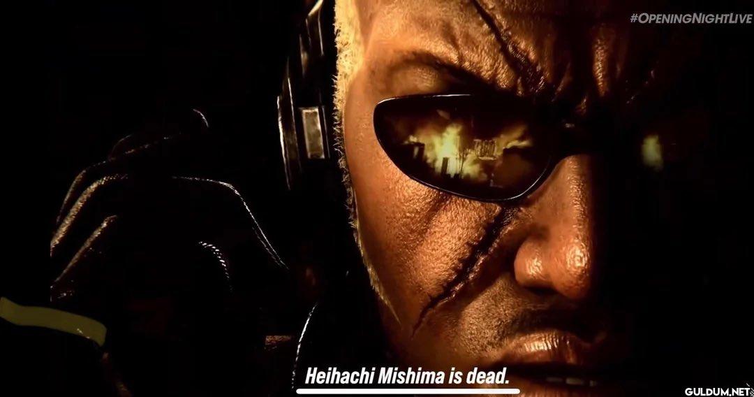 Heihachi Mishima is dead....