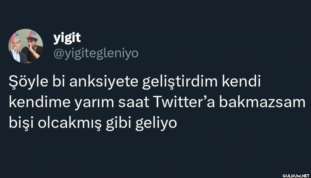 Şöyle bi anksiyete...