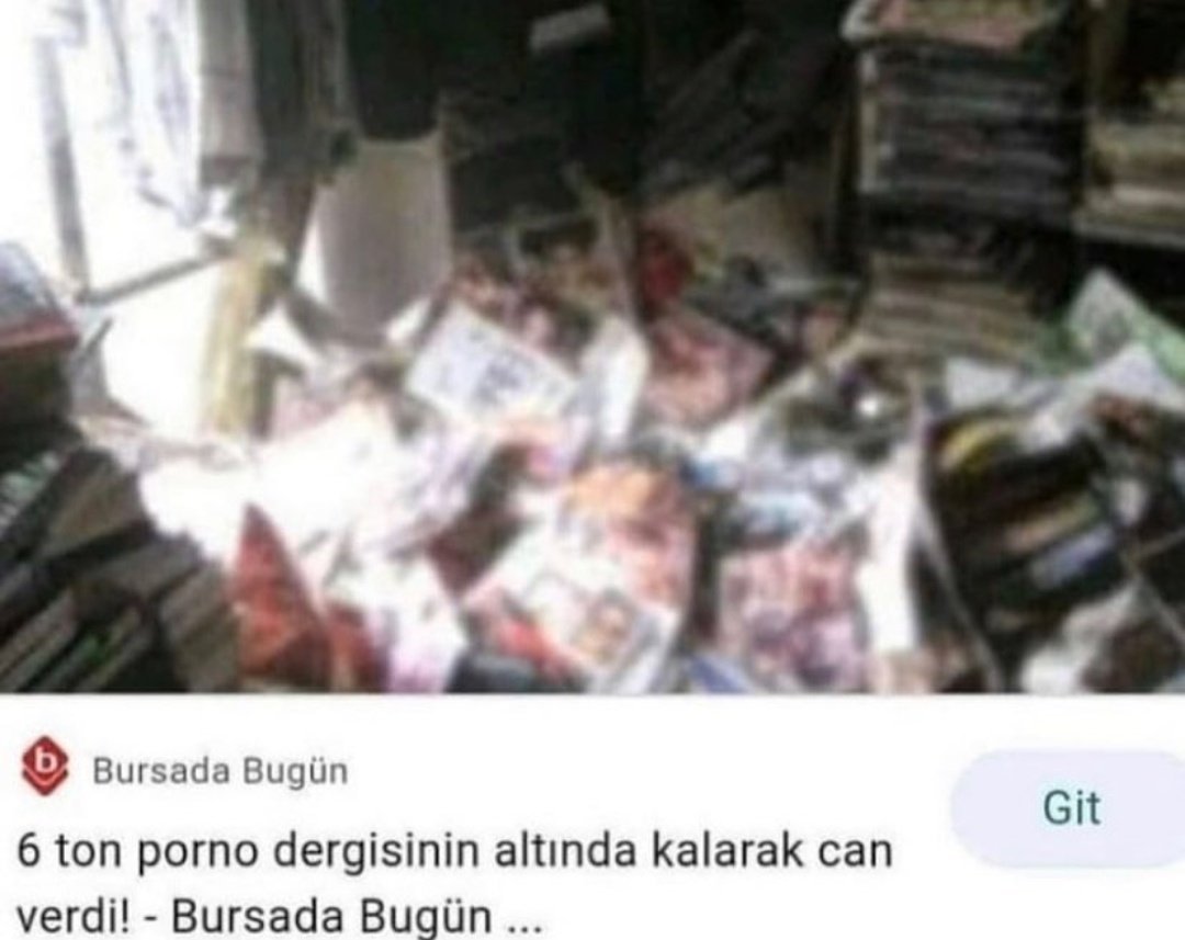 Bursada Bugün Git 6 ton...