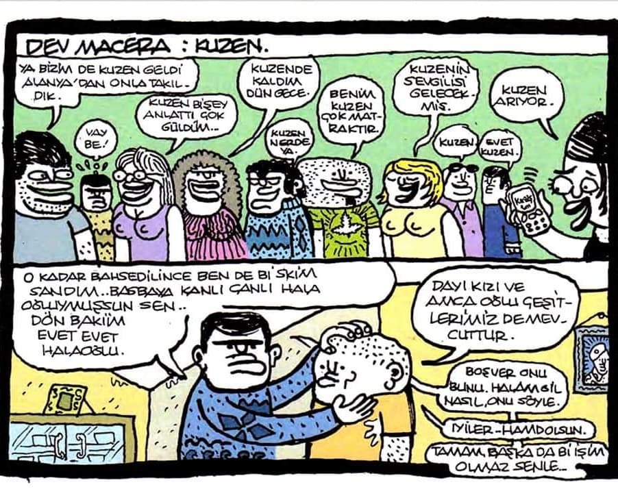 Kuzen diyince bişey...