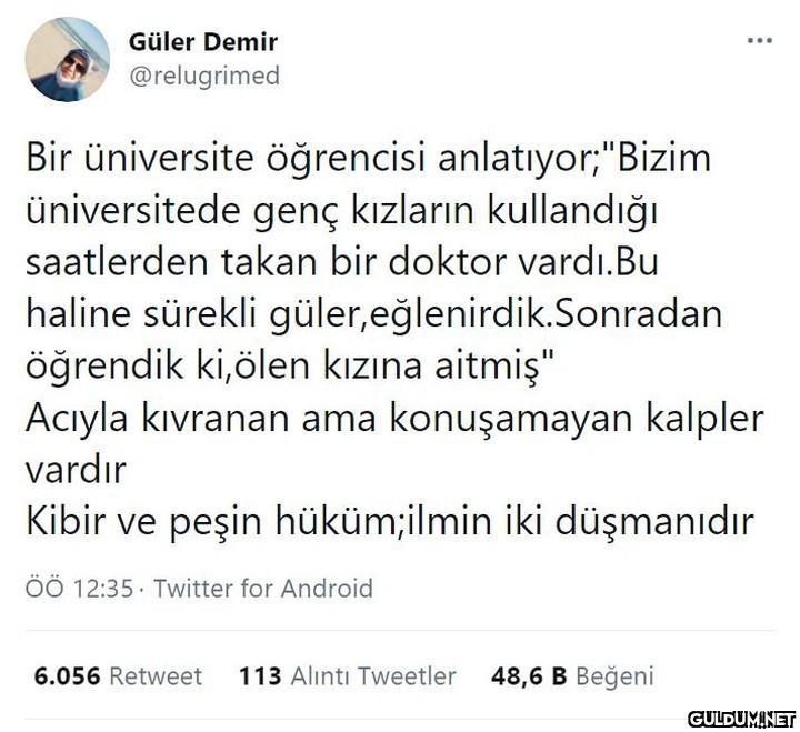 Güler Demir @relugrimed...
