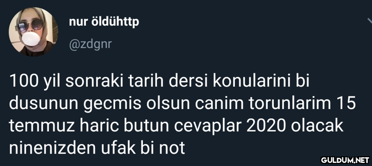 nur öldühttp @zdgnr 100...