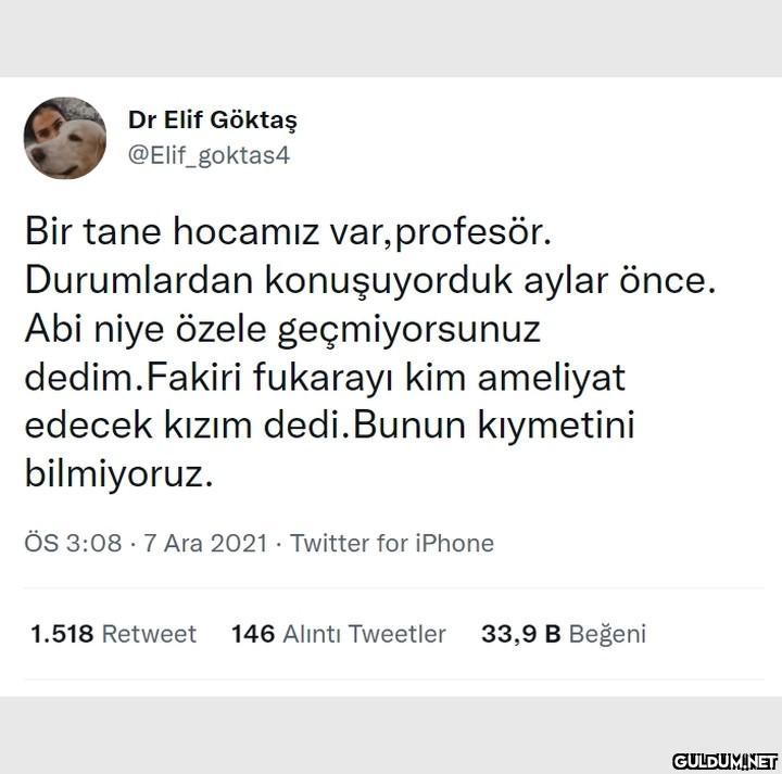 Dr Elif Göktaş...