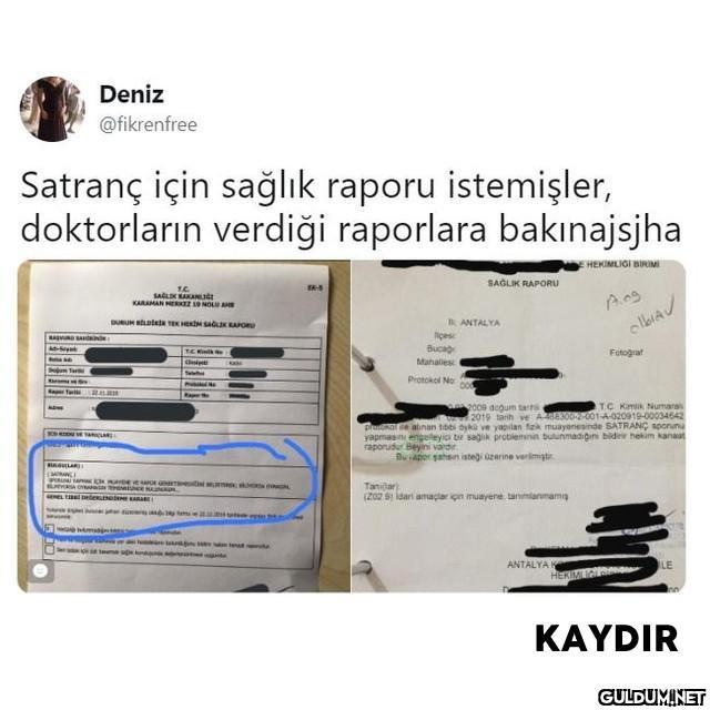 Deniz @fikrenfree Satranç...