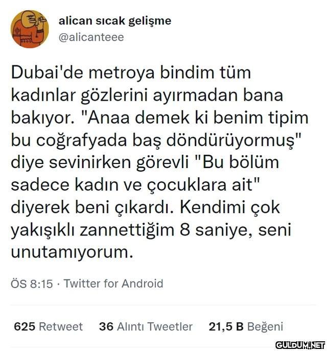 alican sıcak gelişme...