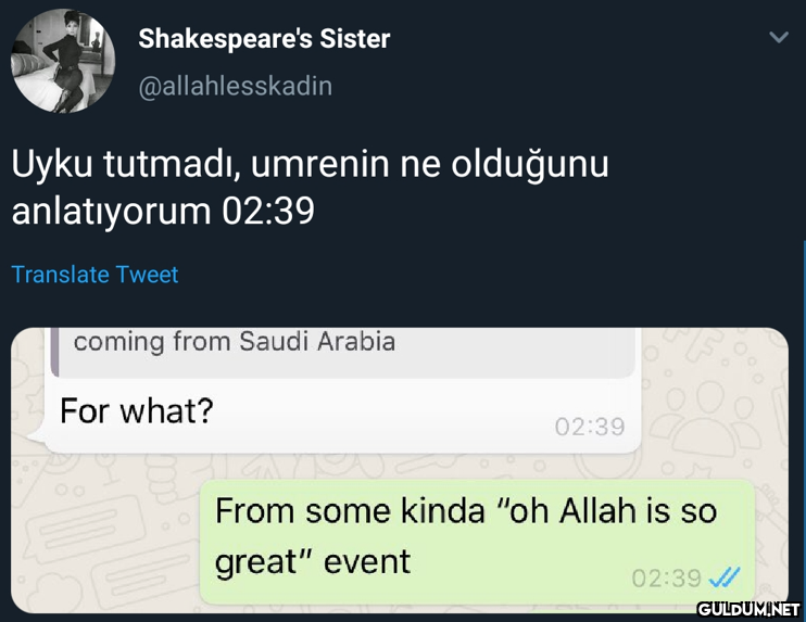Shakespeare's Sister...