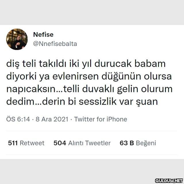 Nefise @Nnefisebalta diş...