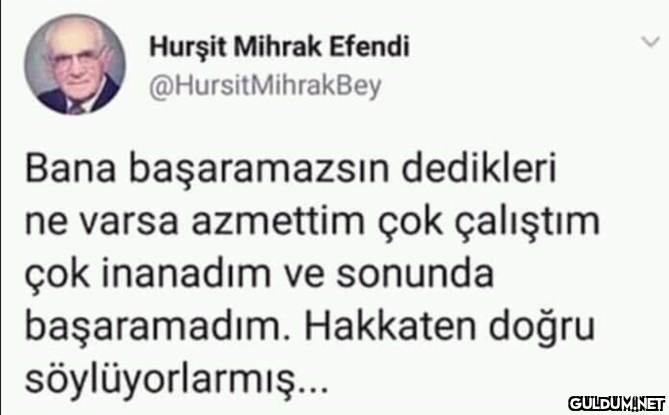 Hurşit Mihrak Efendi...