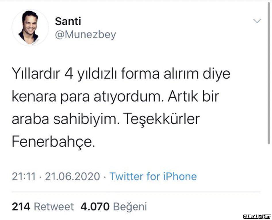 Santi @Munezbey Yıllardır...