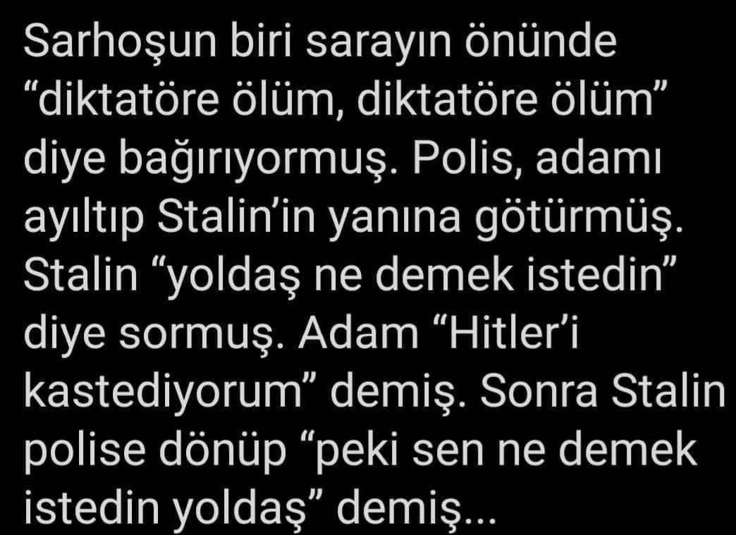Sarhoşun biri sarayın...