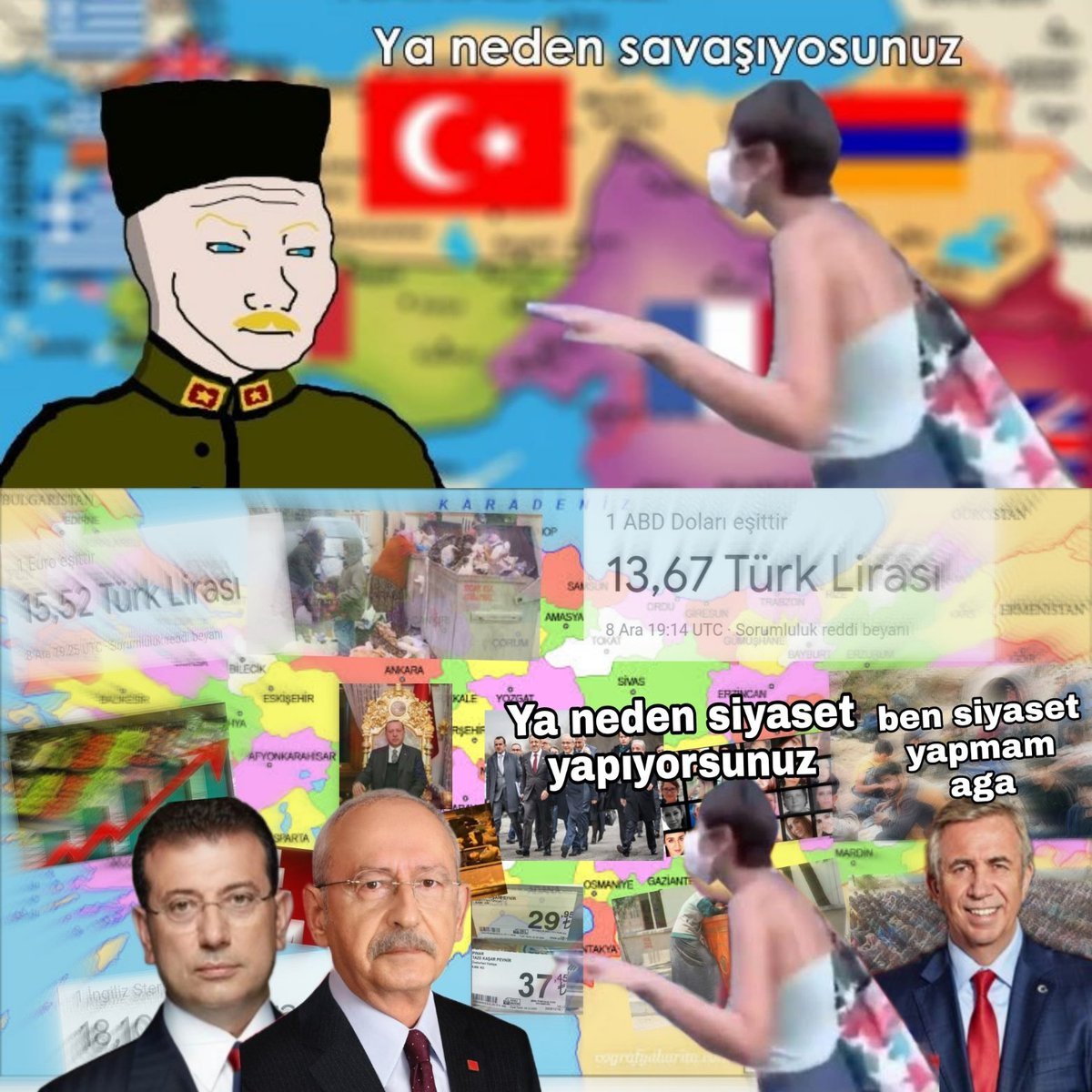 Ya neden savaşıyosunuz...