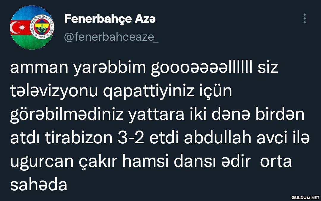 Fenerbahçe Azə SPOR ARAHCE...