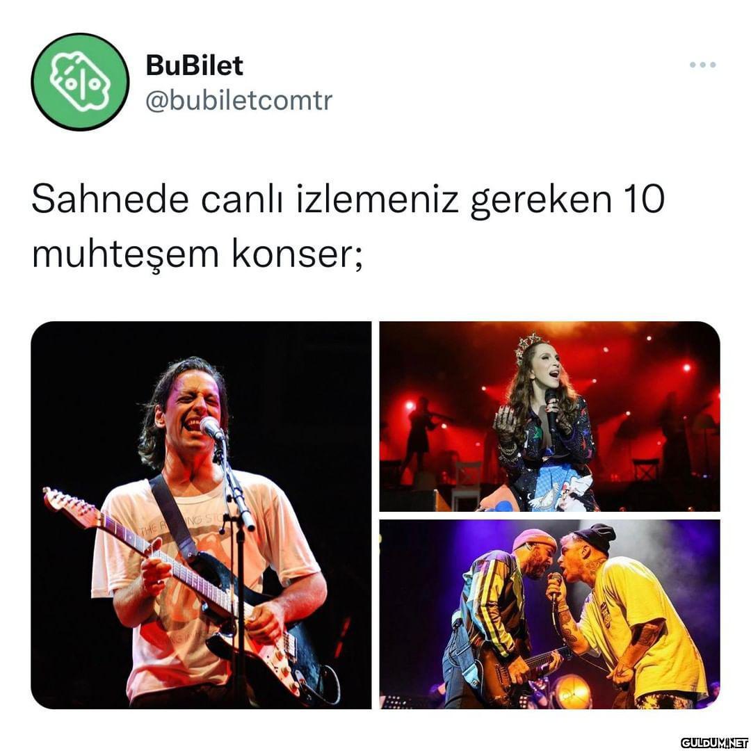 Bu konserlerden en az...