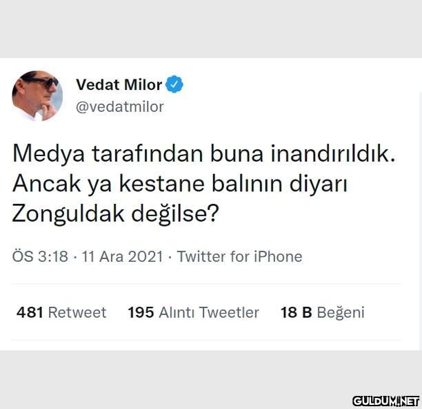 Vedat Milor @vedatmilor...