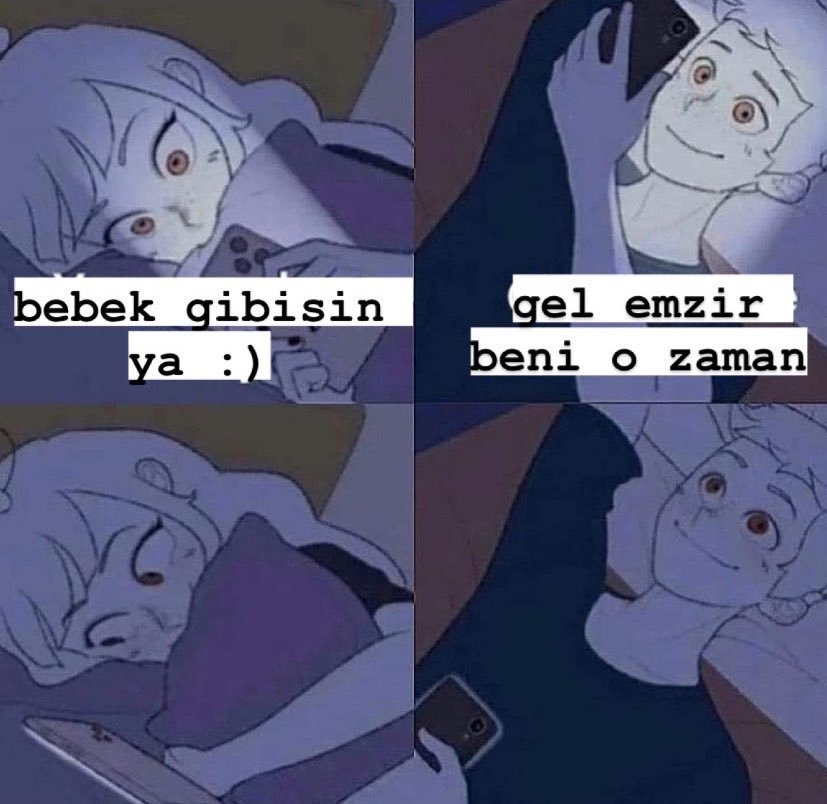 bebek gibisin ya :) gel...