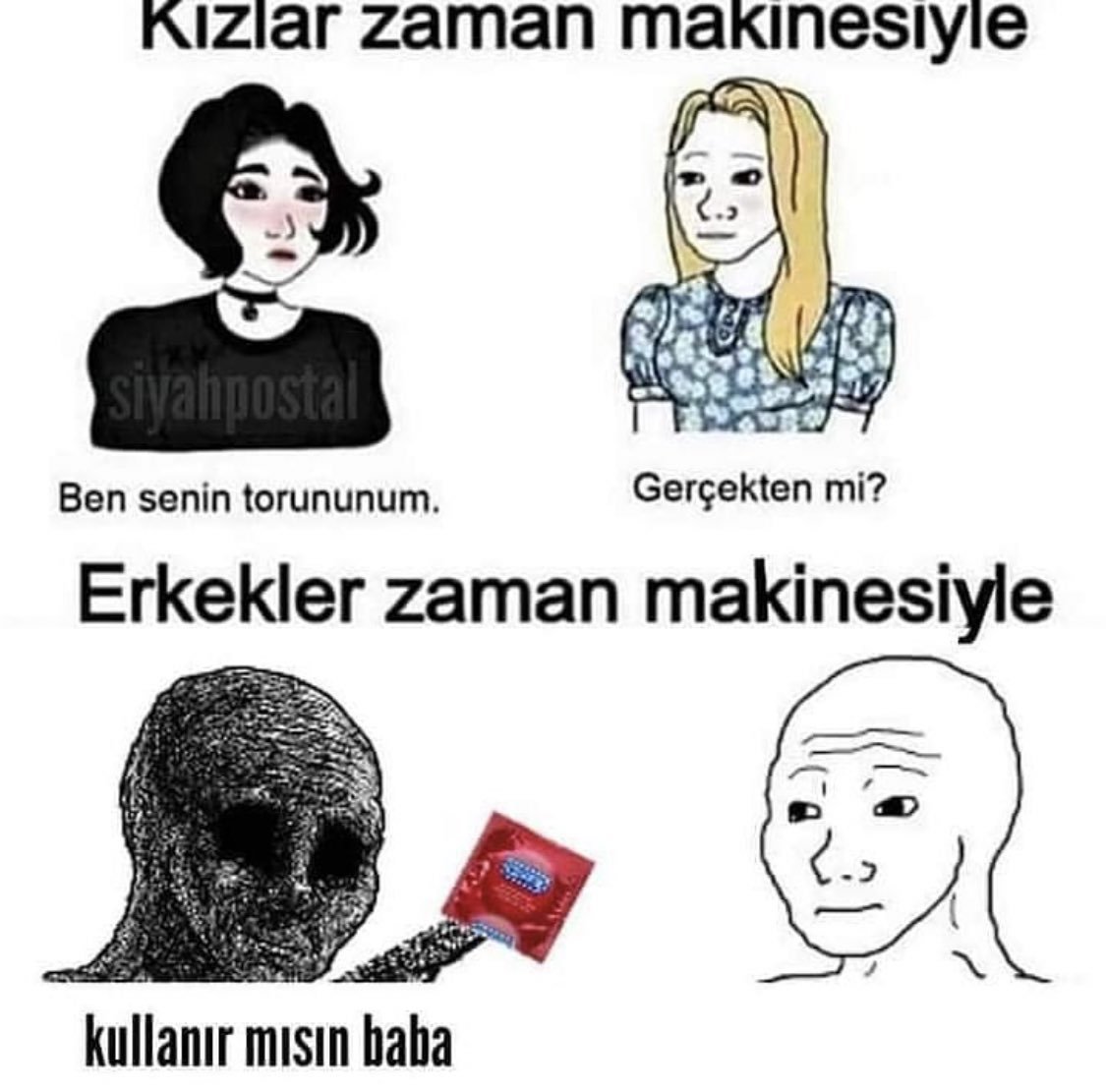 Kızlar zaman makinesiyle...