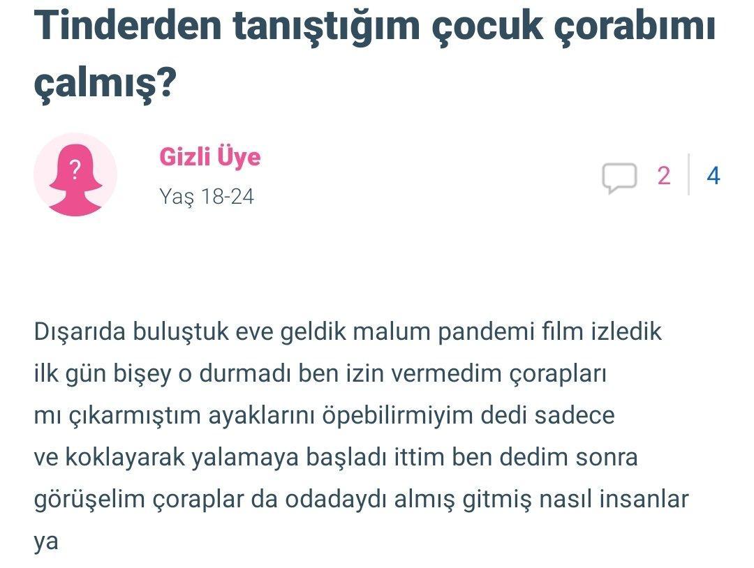 Tinderden tanıştığım çocuk...