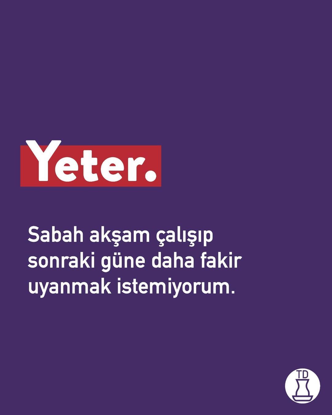 Yeter, dayanamıyorum. ...