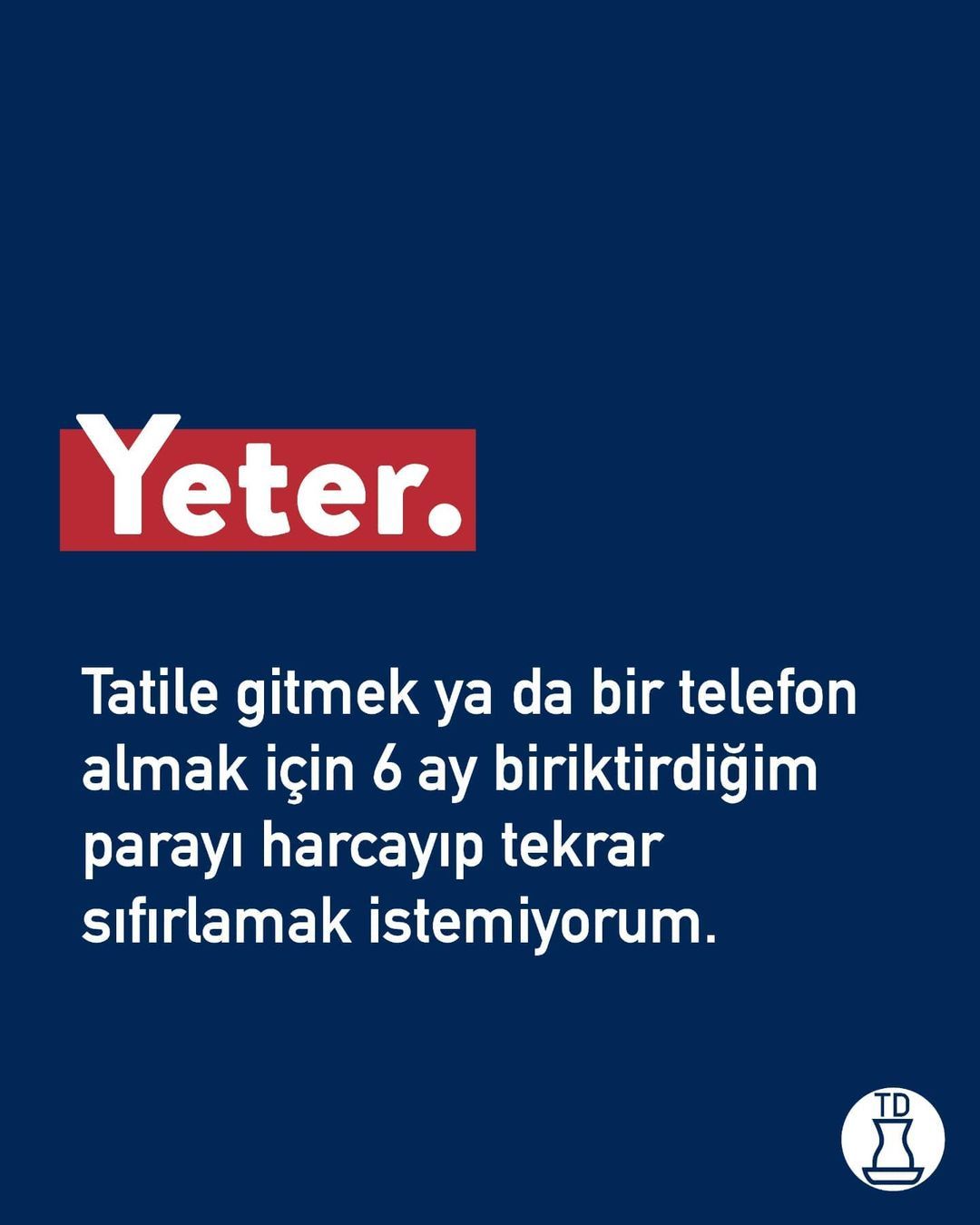 Yeter, dayanamıyorum. ...